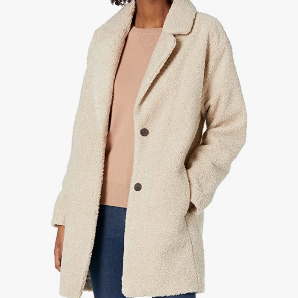 Daily Ritual Cream Teddy Jacket
